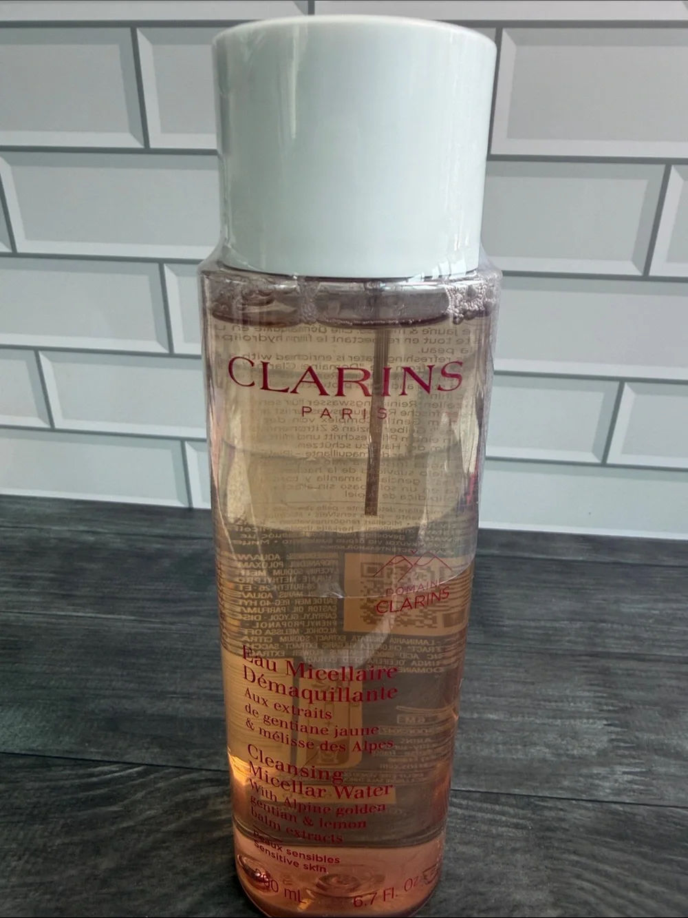Clarins Cleansing Micellar Water - Clear with Soft Pink Tint